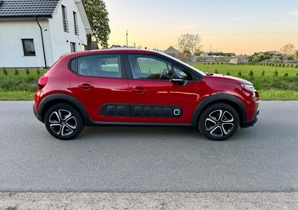 Citroen C3 cena 45999 przebieg: 18500, rok produkcji 2019 z Ryki małe 436